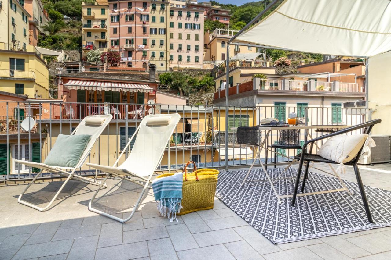 דירות ריומאג'ורה Wanderjohn Penthouse 5Terreparco מראה חיצוני תמונה